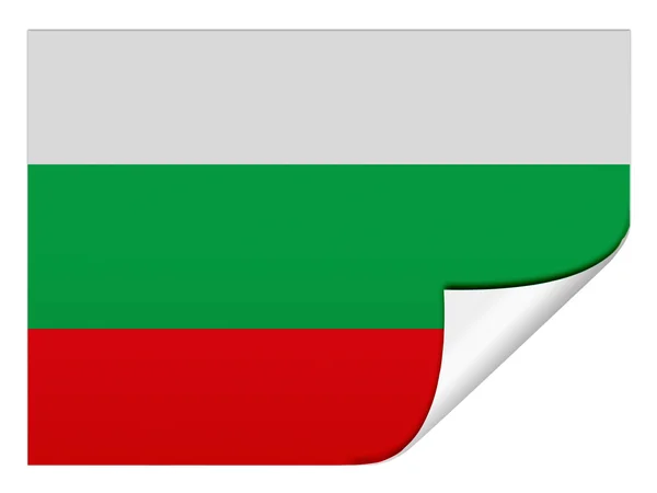 Η σημαία της Βουλγαρίας — Φωτογραφία Αρχείου