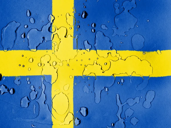 La bandiera svedese — Foto Stock