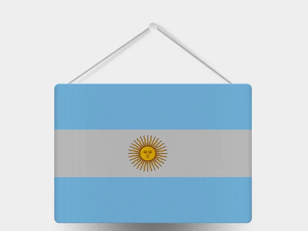 Die argentinische Flagge — Stockfoto