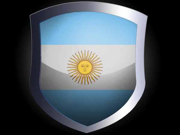 Argentinská vlajka — Stock fotografie
