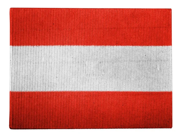 The Austrian flag — Stock Photo, Image