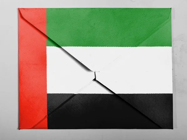 Die Uae-Flagge — Stockfoto