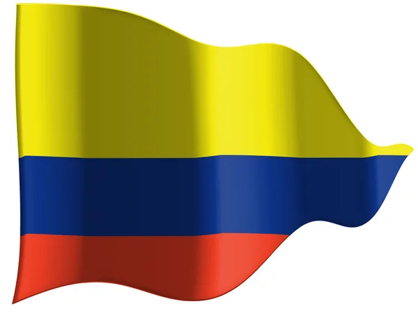 The Colombian flag — Stock Photo, Image