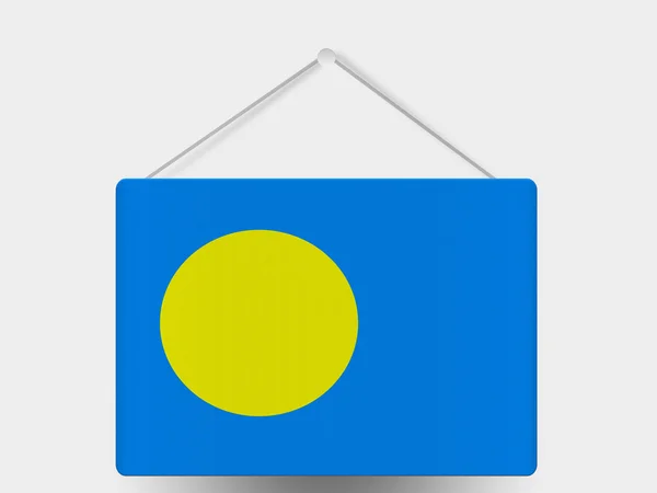 Palau flag — Stock Photo, Image