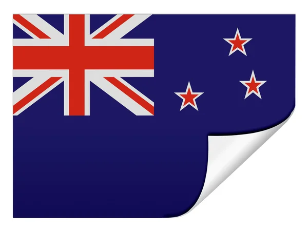 The New Zealand flag — Stock Photo, Image