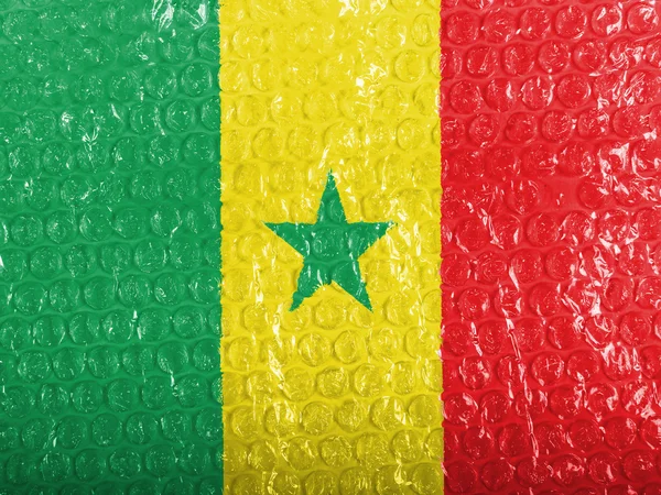 La bandera de Senegal — Foto de Stock