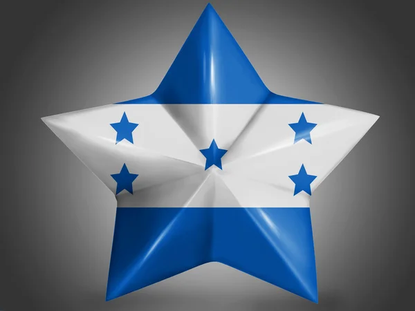 The Honduran flag — Stock Photo, Image