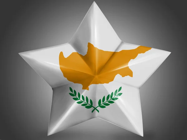 Kıbrıs bayrağı — Stok fotoğraf