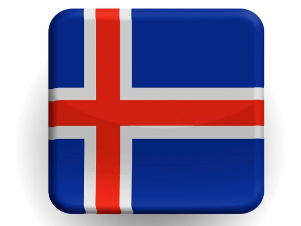 The Icelandic flag — Stock Photo, Image