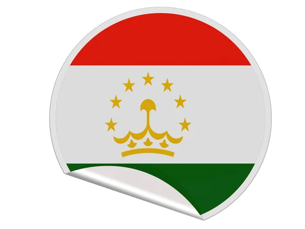 The Tajik flag — Stock Photo, Image