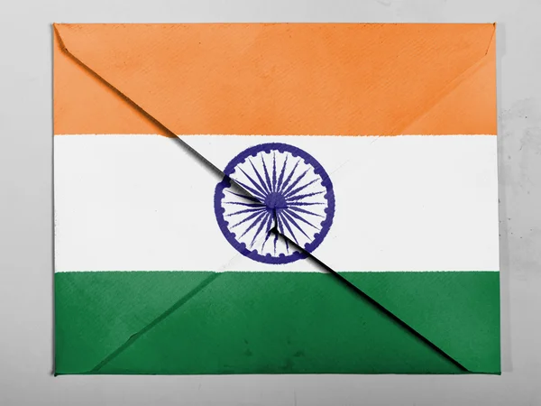 The Indian flag — Stock Photo, Image