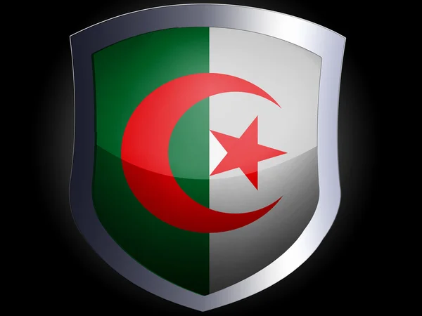 The Algerian flag — Stock Photo, Image