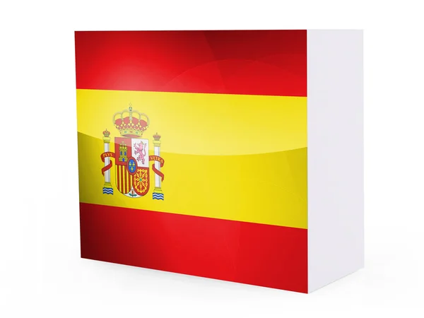 De Spaanse vlag — Stockfoto