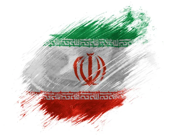 Die iranische Flagge — Stockfoto