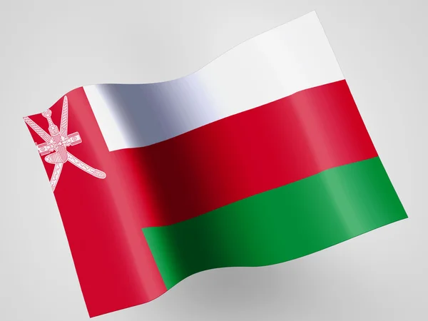 Oman flag — Stock Photo, Image