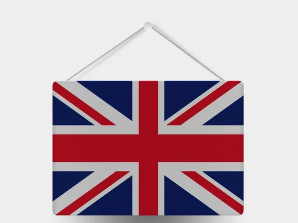 Den brittiska flaggan — Stockfoto