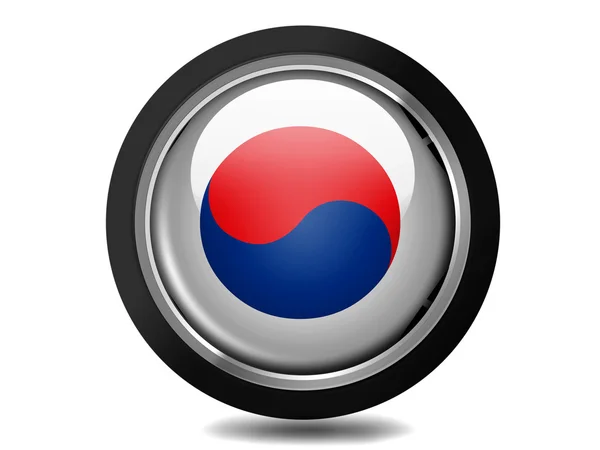 The South Korea flag — Stock Photo, Image