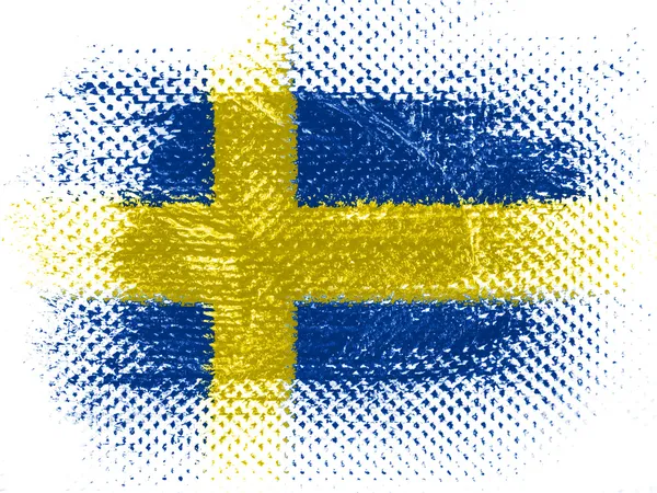 The Swedish flag — Stock Photo, Image