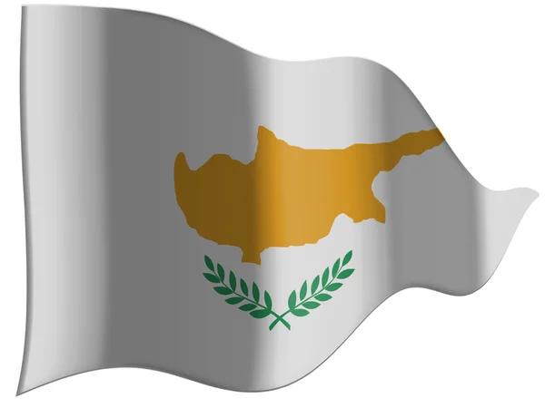 Vlag van Cyprus — Stockfoto