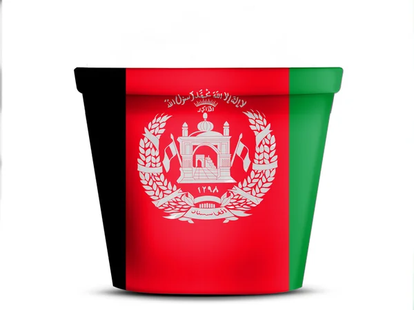 Afghanistan flagga — Stockfoto