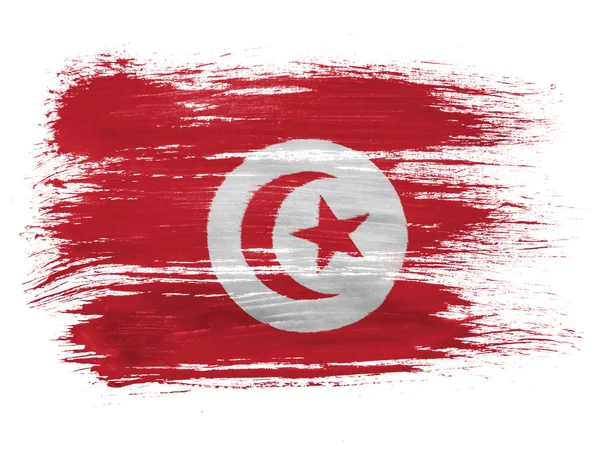 Flaga tunis — Zdjęcie stockowe