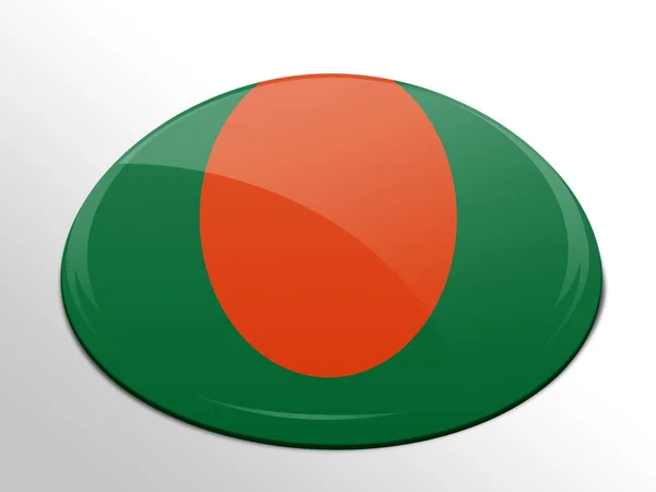The Bangladesh flag — Stock Photo, Image