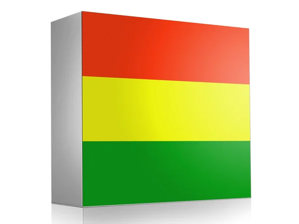 Bolivias flagga — Stockfoto