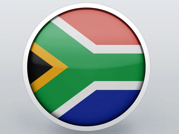 South African flag — Stock Photo, Image