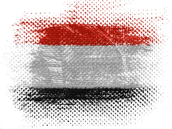 Yemen bayrağı — Stok fotoğraf