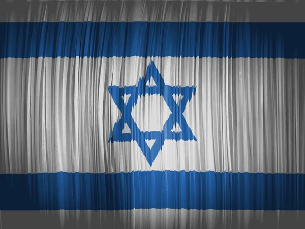 Die israelische Flagge — Stockfoto