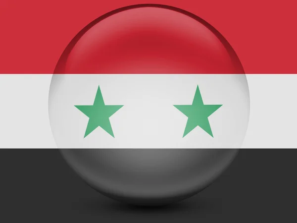 Die syrienflagge — Stockfoto