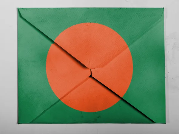 A bandeira de Bangladesh — Fotografia de Stock