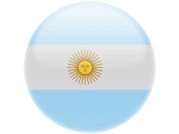 La bandera argentina — Foto de Stock