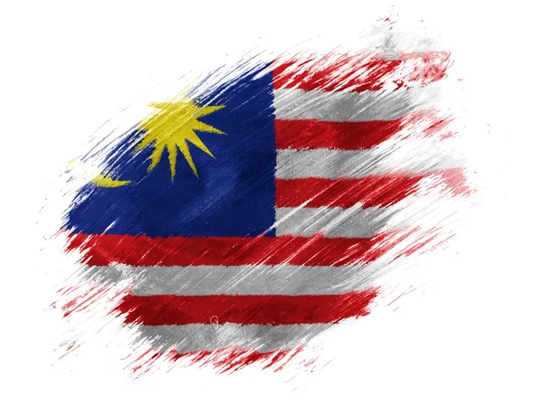 Le drapeau de Malaisie — Photo