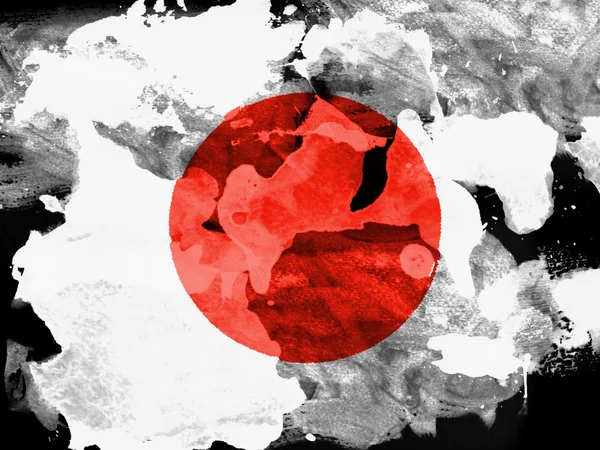 Japan flagga — Stockfoto