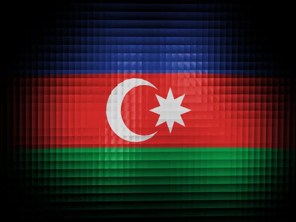 La bandera de Azerbaiyán — Foto de Stock