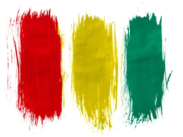 几内亚国旗 — 图库照片