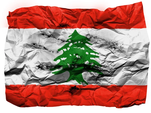 The Lebanese flag — Stock Photo, Image
