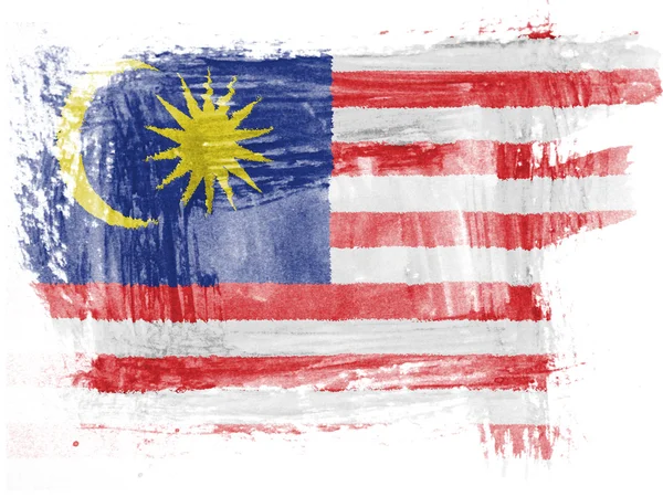 De vlag van Maleisië — Stockfoto