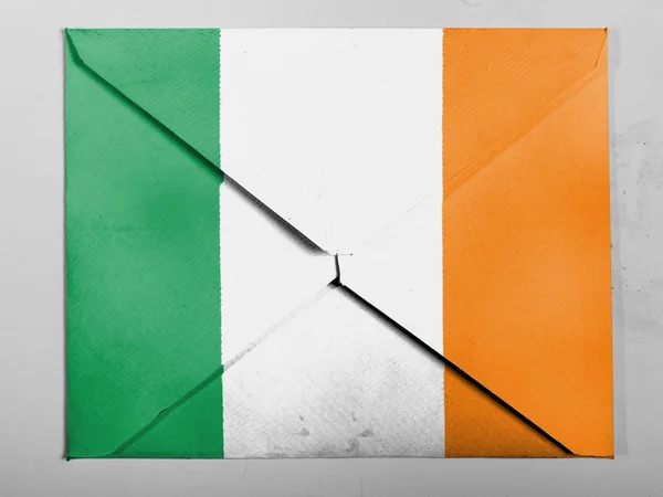 De Ierse vlag — Stockfoto