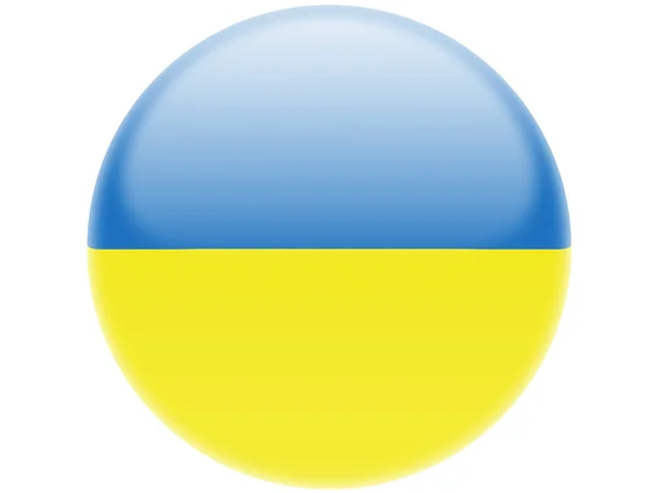 A bandeira ucraniana — Fotografia de Stock