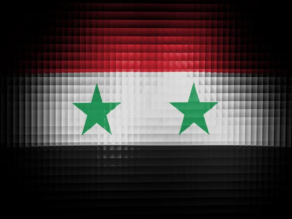 De vlag van Syrië — Stockfoto