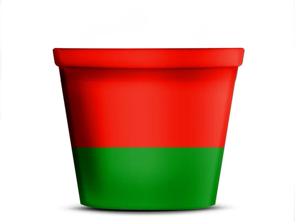 Белорусский флаг — стоковое фото