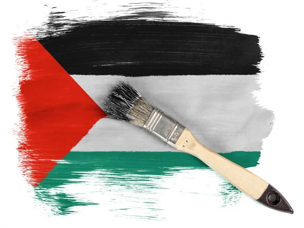 Bandeira palestiniana — Fotografia de Stock