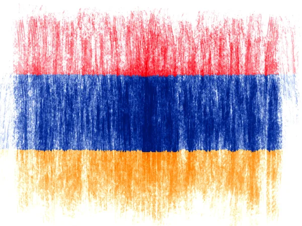 The Armenian flag — Stock Photo, Image