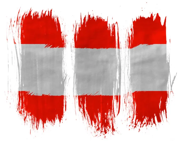 The Austrian flag — Stock Photo, Image