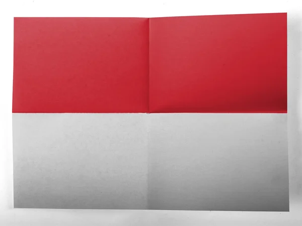 Die indonesische Flagge — Stockfoto