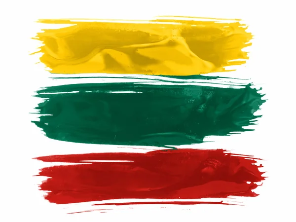 The Lithuanian flag — Stock Photo, Image