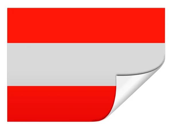 Drapelul austriac — Fotografie, imagine de stoc