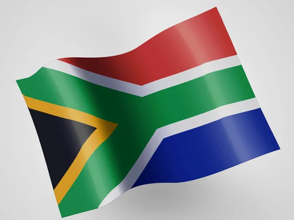 South African flag — Stock Photo, Image